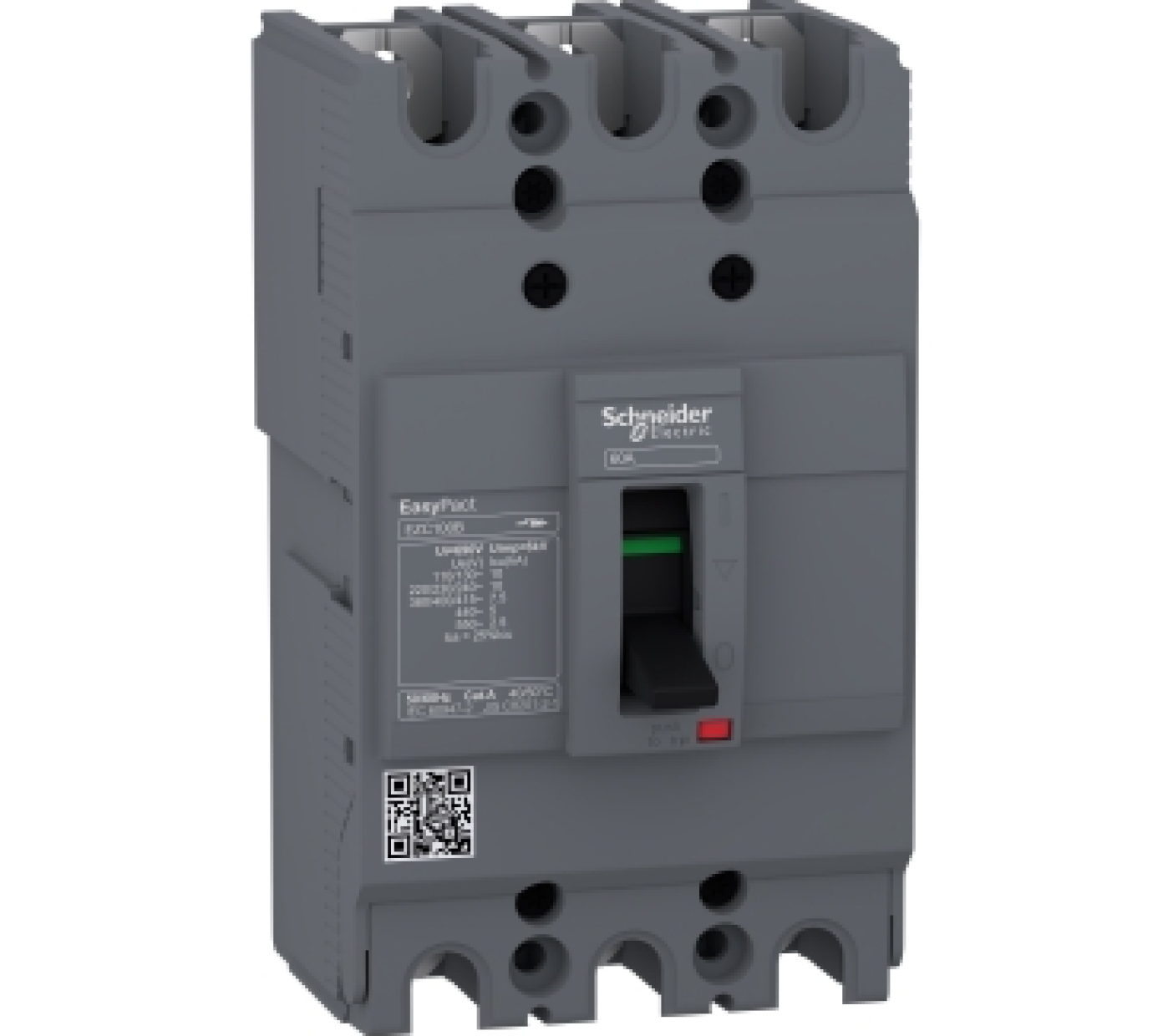 MCCB Schneider EZC100B3015 3P 15A 7.5KA