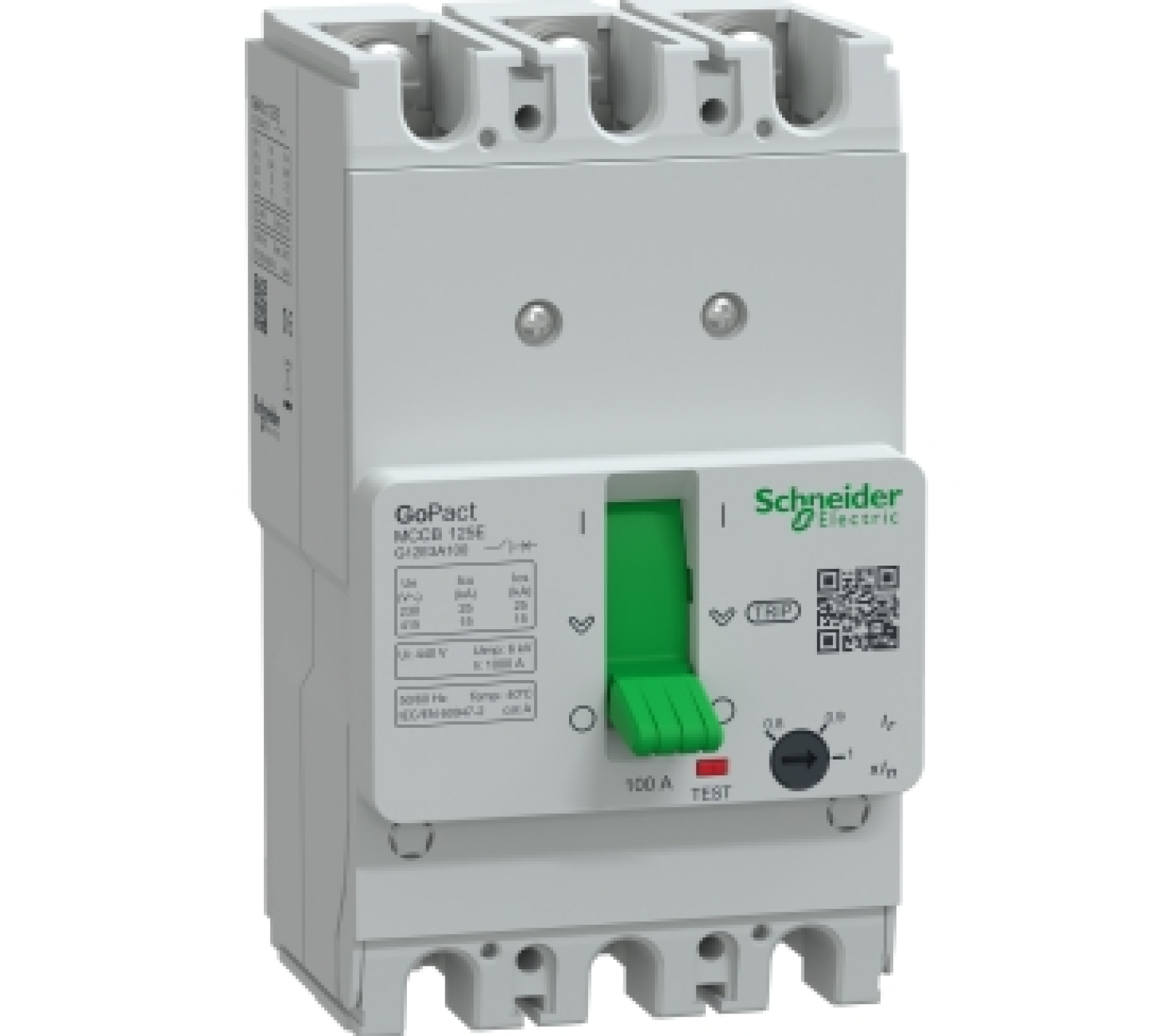 MCCB Schneider G12E3A100 3P 100A 15KA