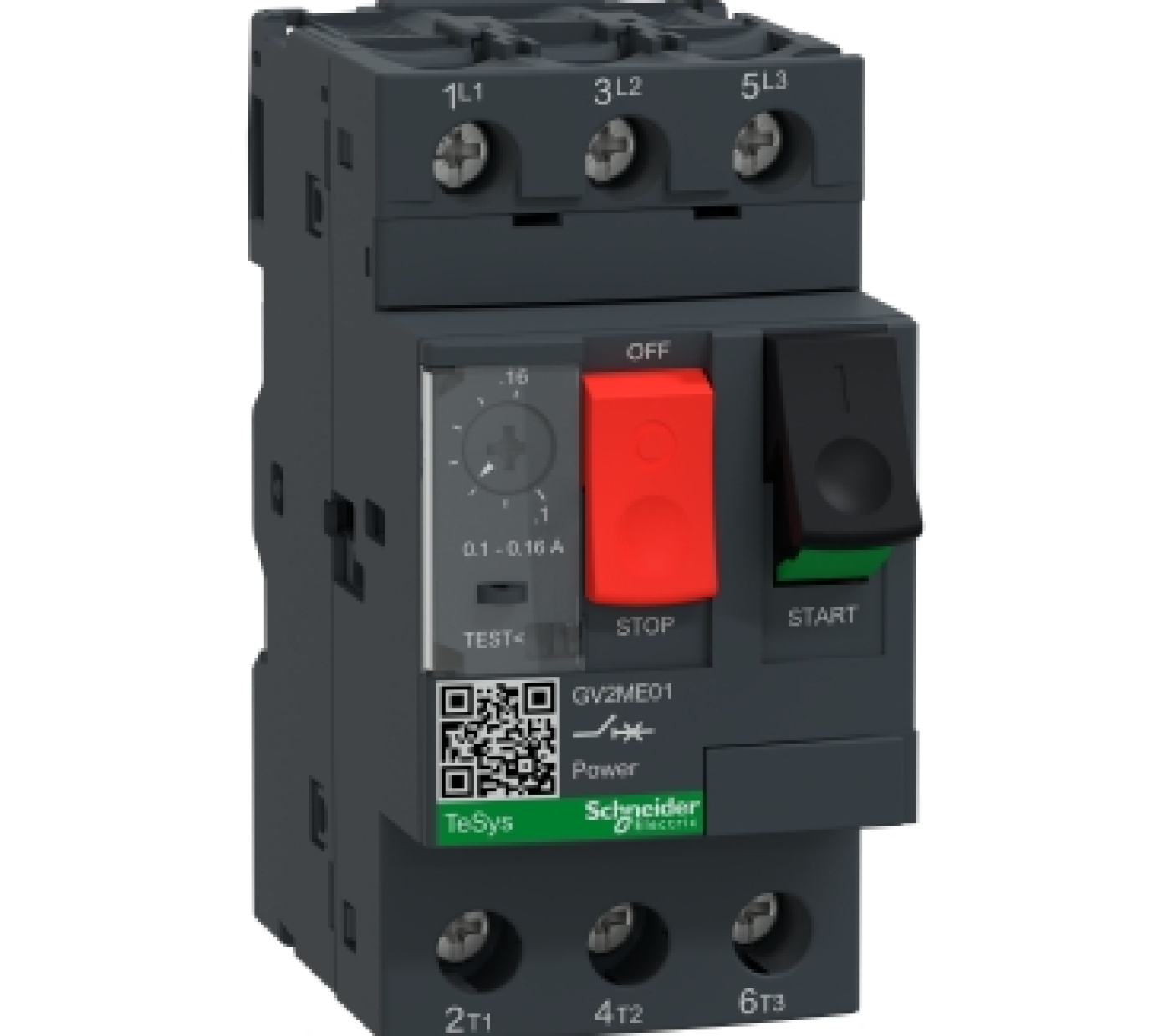 CB Bảo Vệ Động Cơ Schneider GV2ME01 (0.1-0.16A)
