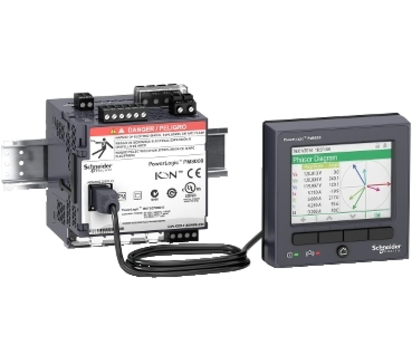 METSEPM8244 - Đồng Hồ Đa Năng PM8244 96x96mm Màn Hình LCD, Class 0.2S, 2 Ethernet, 63th