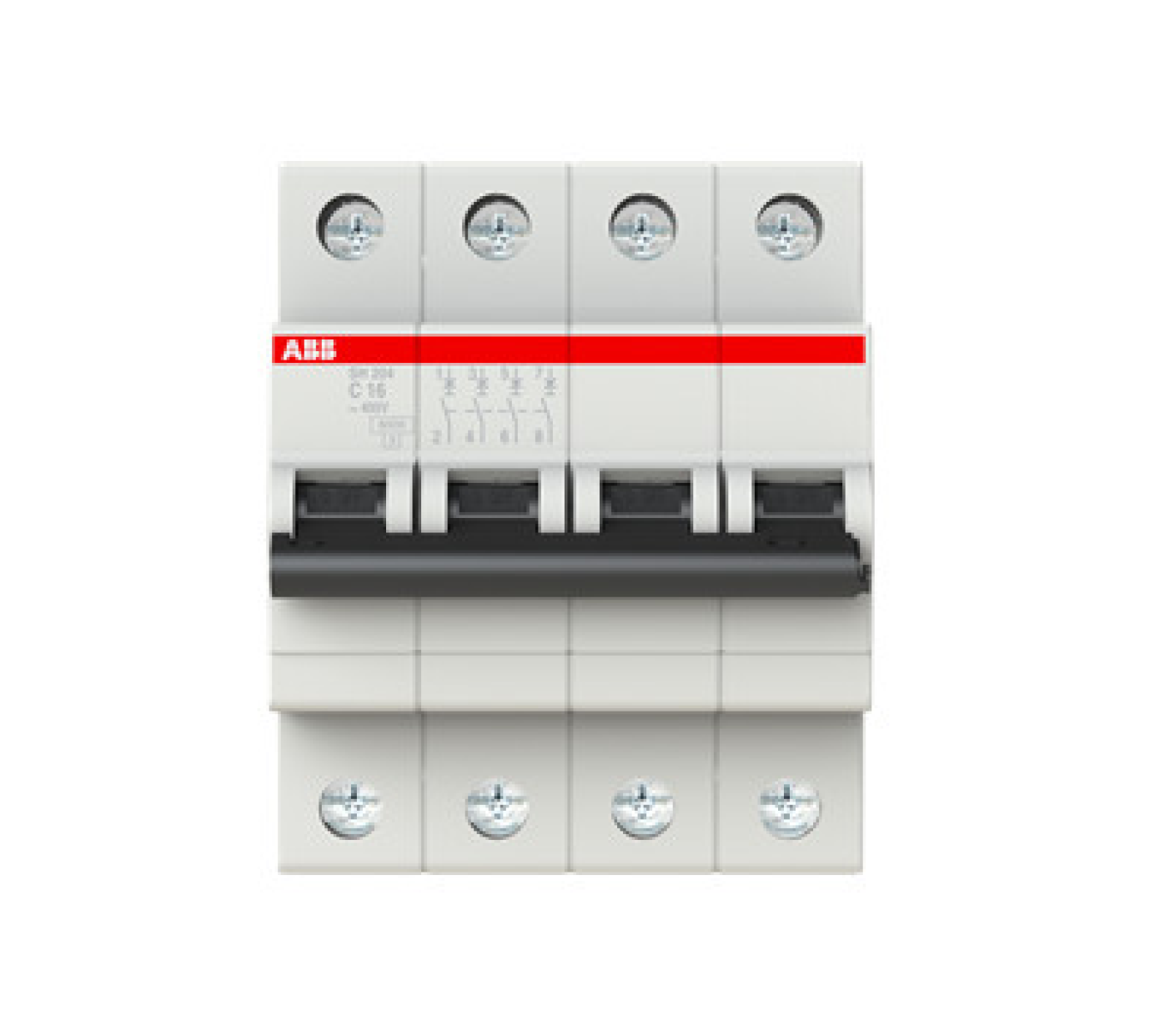 Cầu Dao Tự Động 4P 20A 6kA (SH204-C20)
