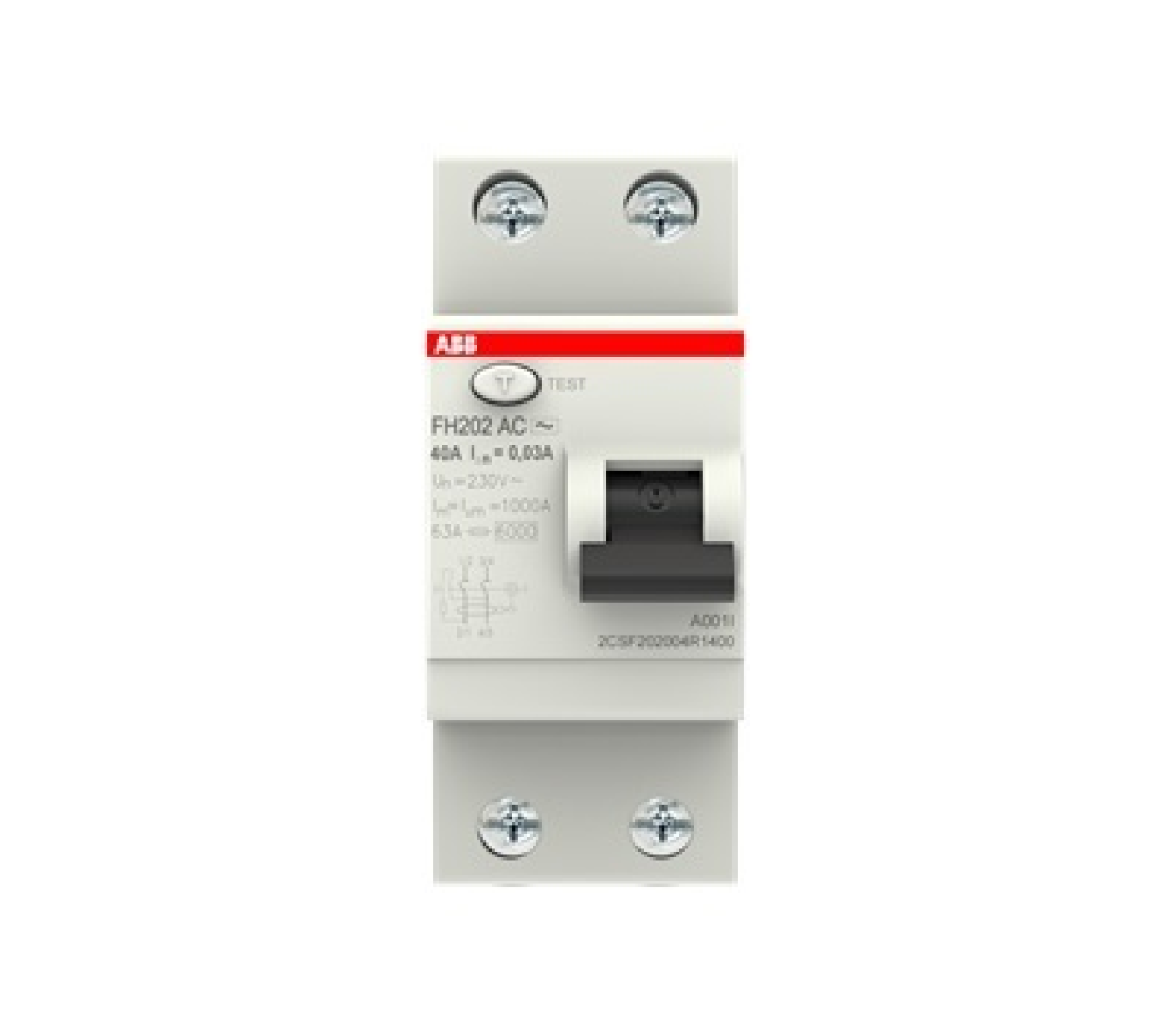 CB chống giật ABB FH202 AC-40/0.03 2P 40A 30mA