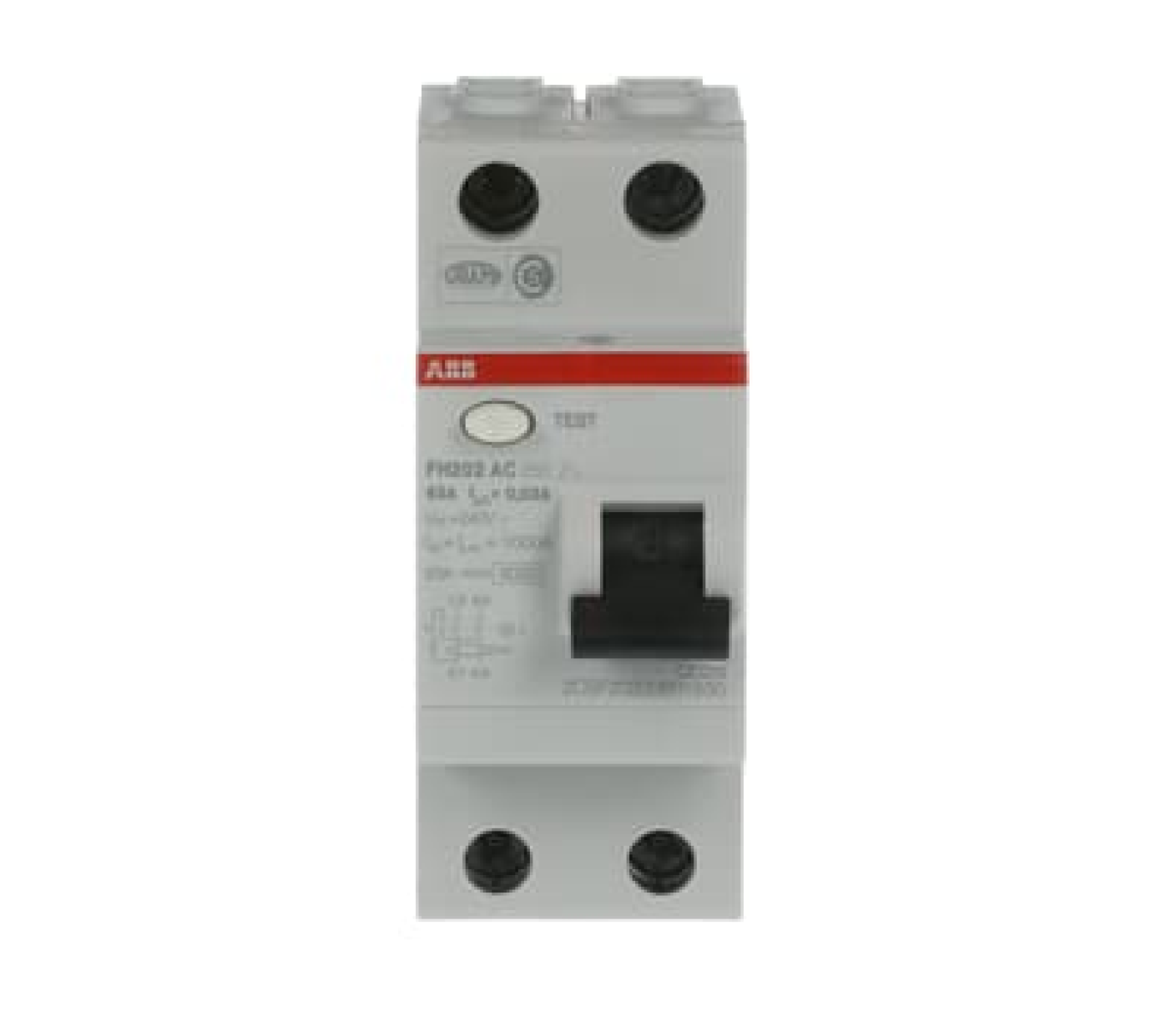  CB chống giật ABB FH202 AC-63/0.03 2P 63A 30mA