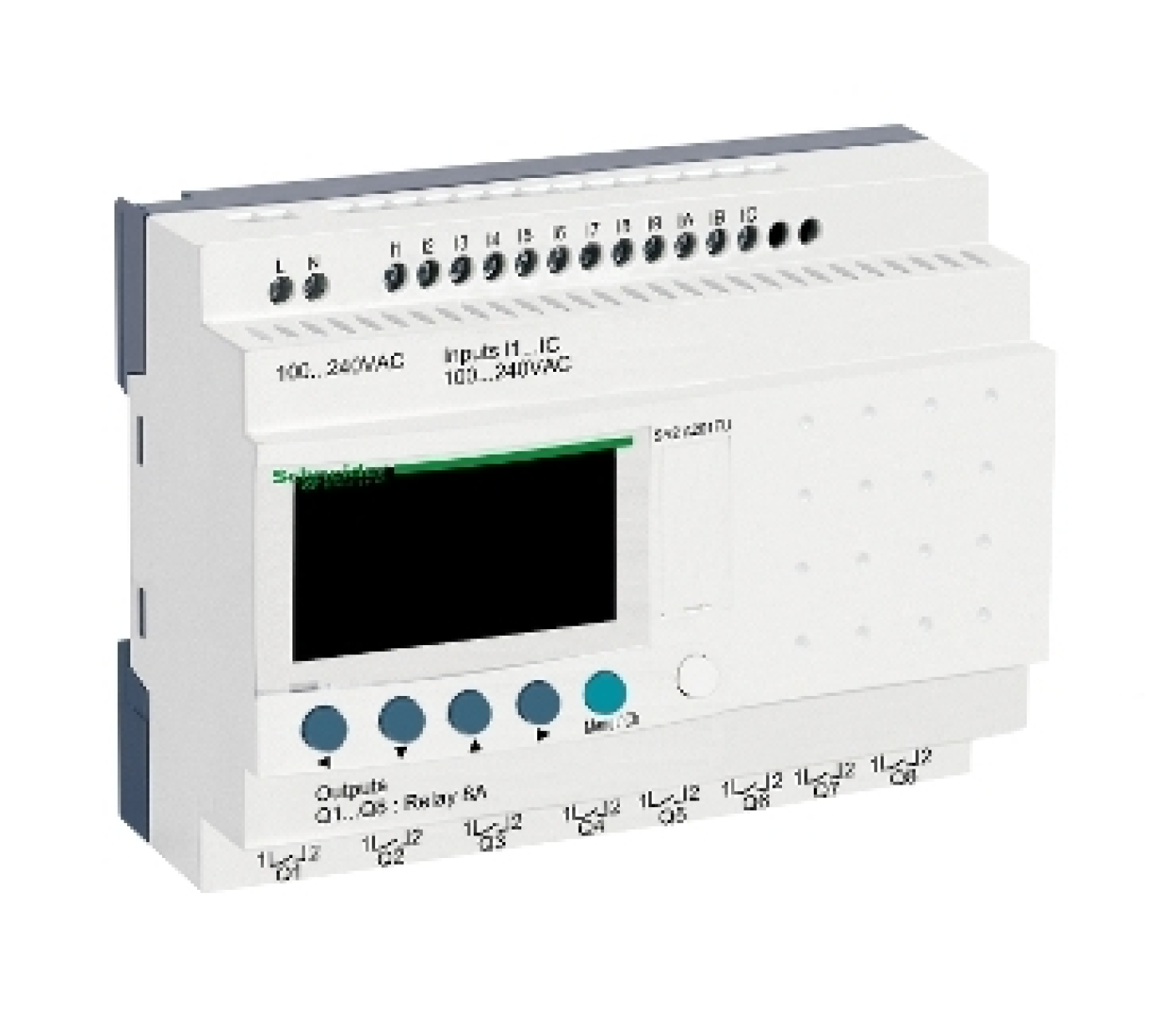 SR2A201FU - Rờ Le Lập Trình Thông Minh SR2 100-240VAC, 12Di/8DO No CLock
