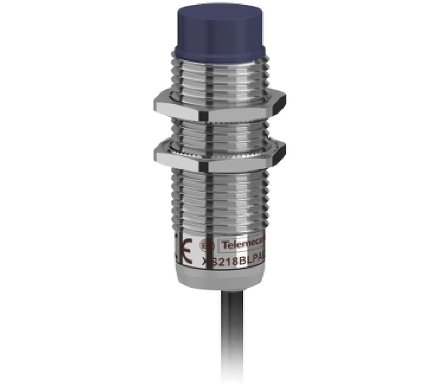 Cảm Biến Từ XS2 dạng M18 L53mm, Sn8mm 12-24VDC cáp 2m