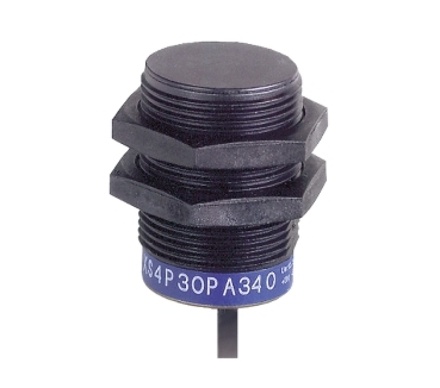  Cảm Biến Từ XS4 dạng M30 L43mm, Sn15mm 12-24VDC cáp 2m