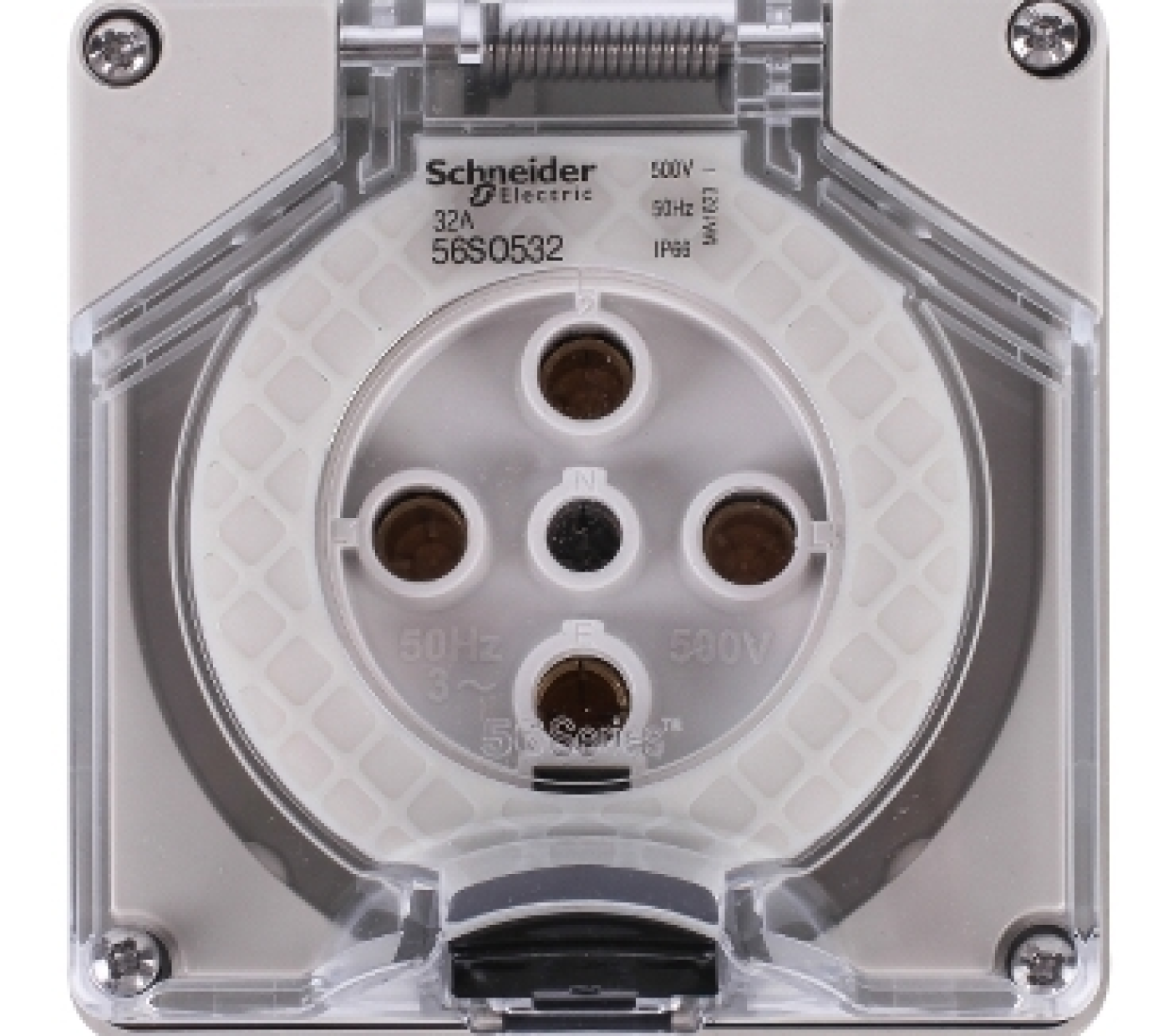  S56SO532GY - Ổ Cắm Phòng Thấm Nước 5P 32A 500V IP66