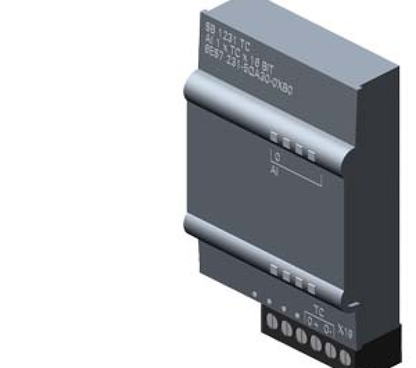 SIMATIC S7-1200, Analog input, SB 1231 TC, 1 AI thermocouples Type J or K