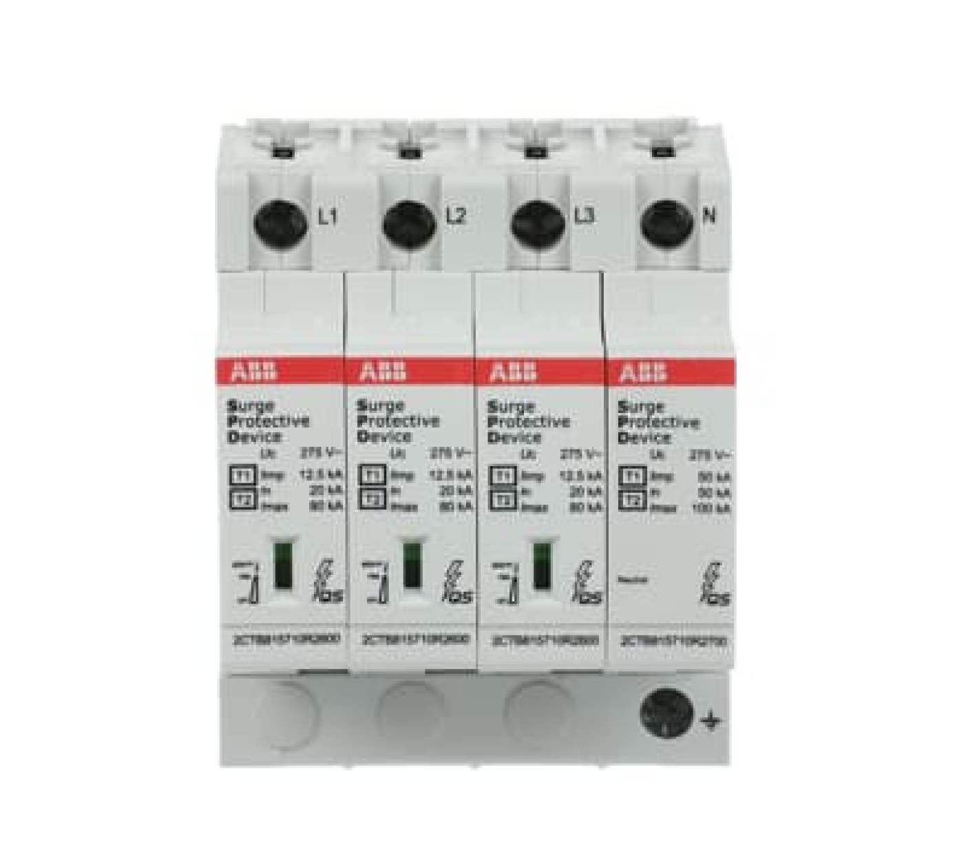 Chống sét lan truyền 3P+N 12.5KA Dạng Modul Loại 1+2