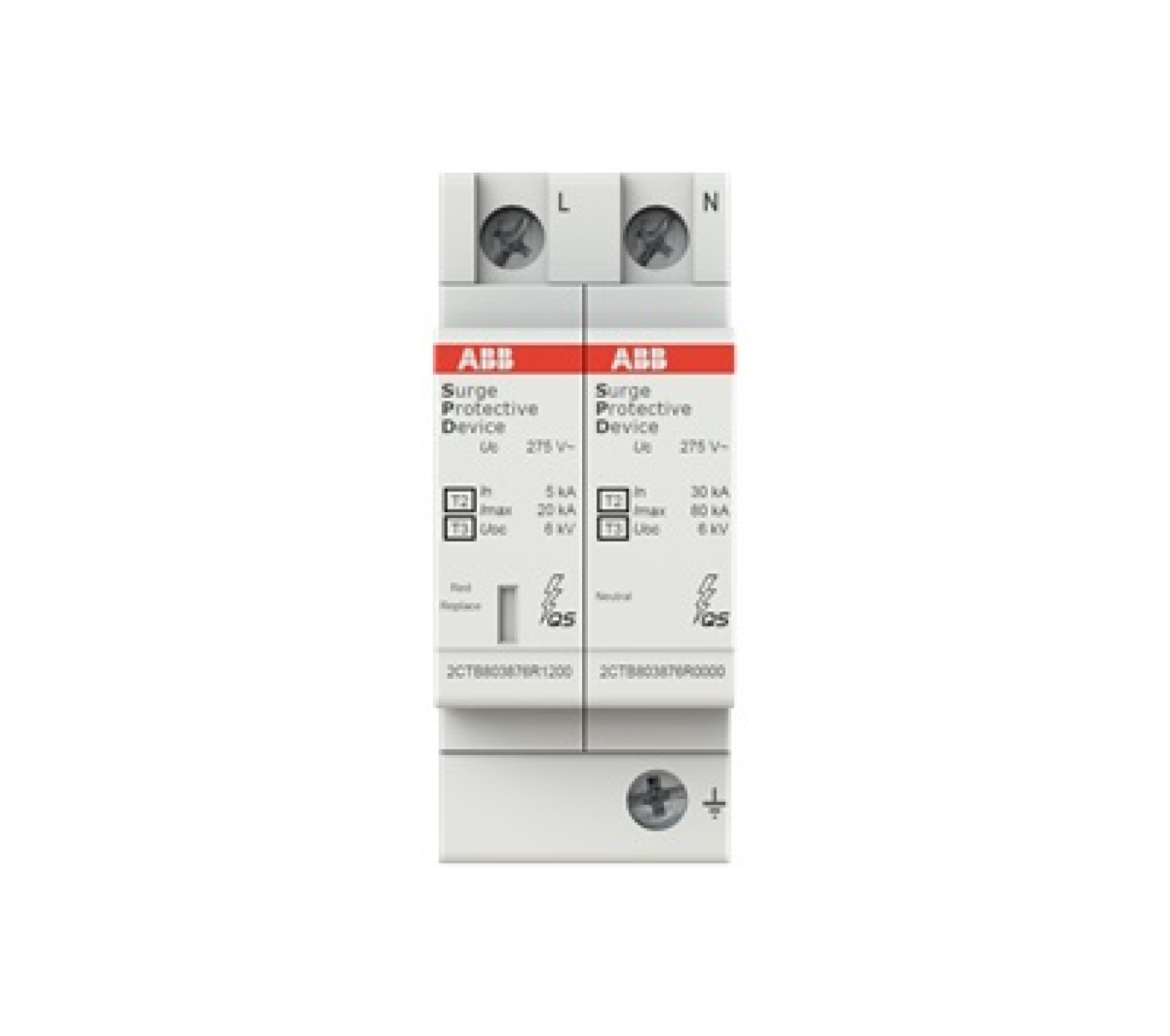 Chống sét lan truyền 1P+N 20KA Dạng Modul Loại 2+3