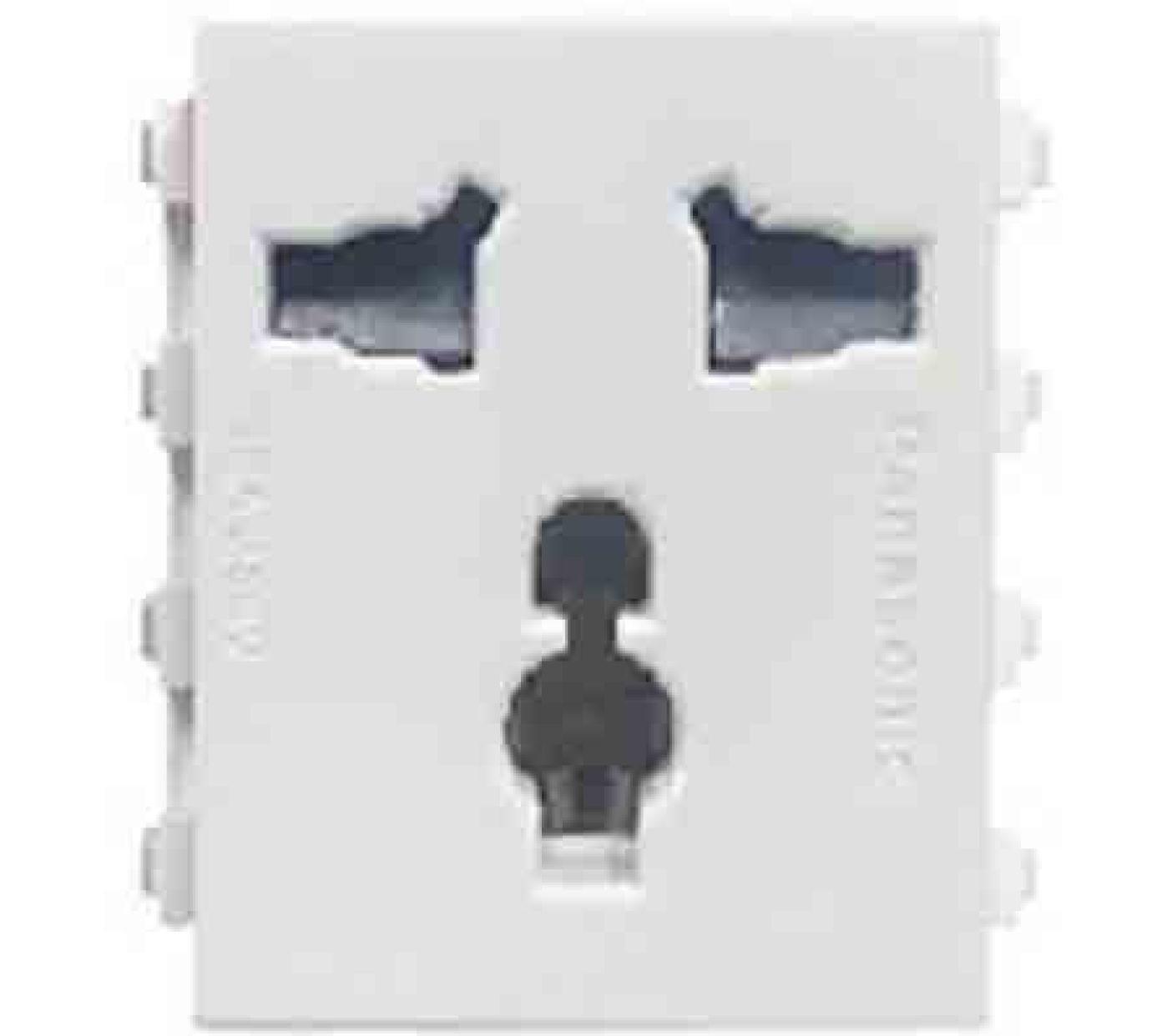 Hạt Ổ Cắm Đa Năng 3 Chấu 16A 250VAC Trắng Wide