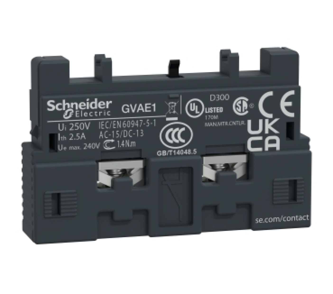 Tiếp Điểm Phụ Schneider GVAE1 1 - Tiếp Điểm Phụ 1NO/NC