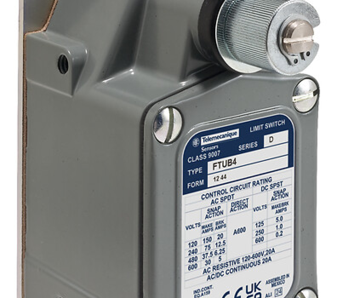 Công Tắc Hành Trình 9007, 600VAC 12A ft + Options