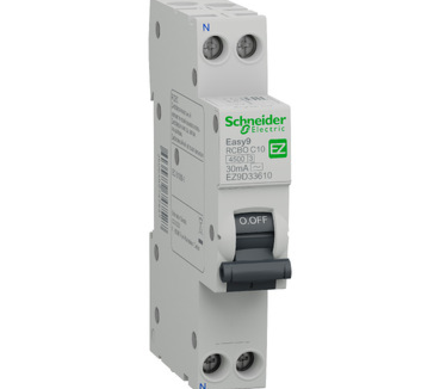 CB chống giật Schneider EZ9D33610 10A 30mA 4.5kA SLIM