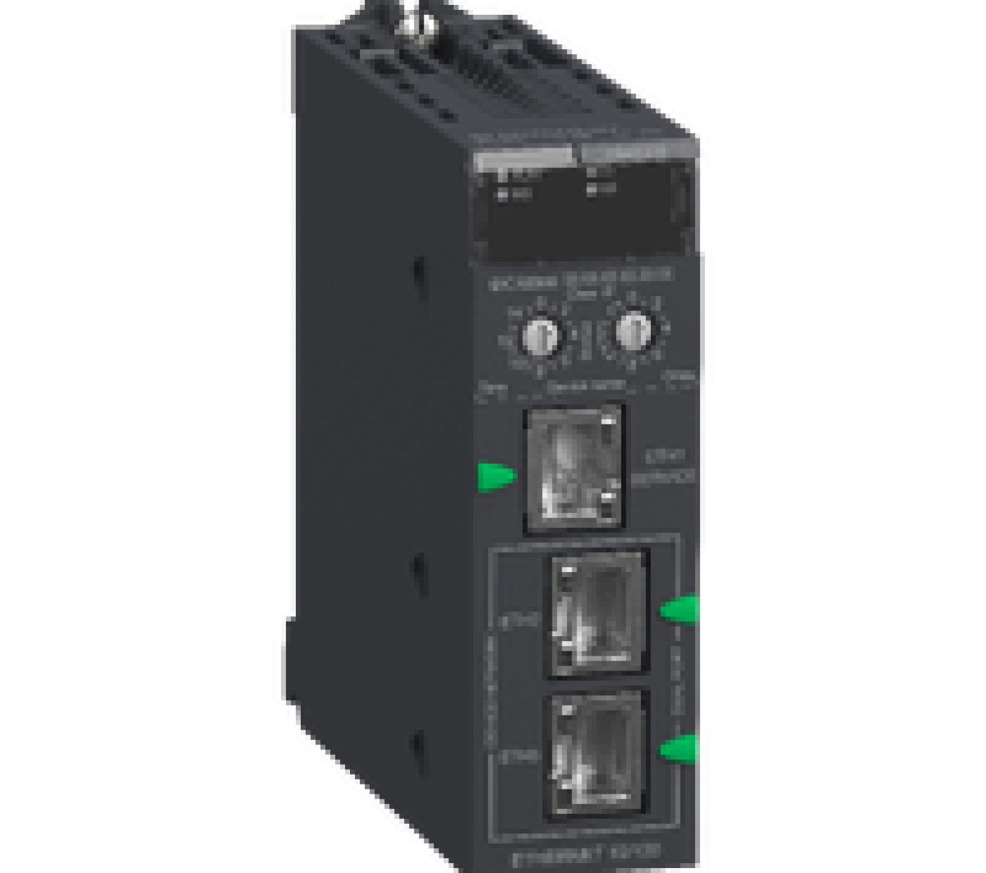 Remote IO drop E/IP, Modicon X80, performance, service port, advanced features