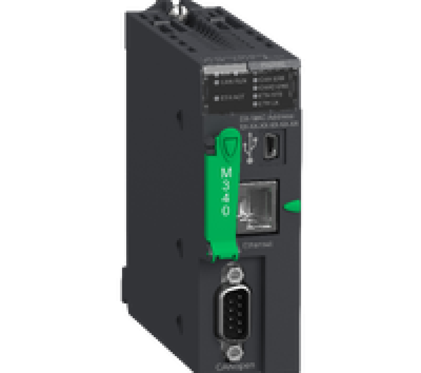 Processor, Modicon M340, max 1024 discrete, 256 analog IO, CANopen, Ethernet