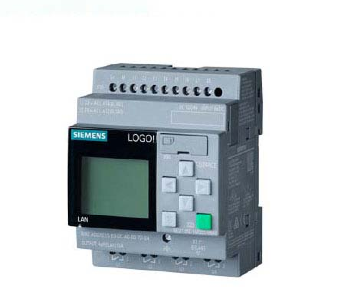 Bộ Điều Khiển Lập Trình LOGO! 12/24RCE,logic module,display PS/I/O: 12/24VDC/relay, 8 DI (4AI)/4DO