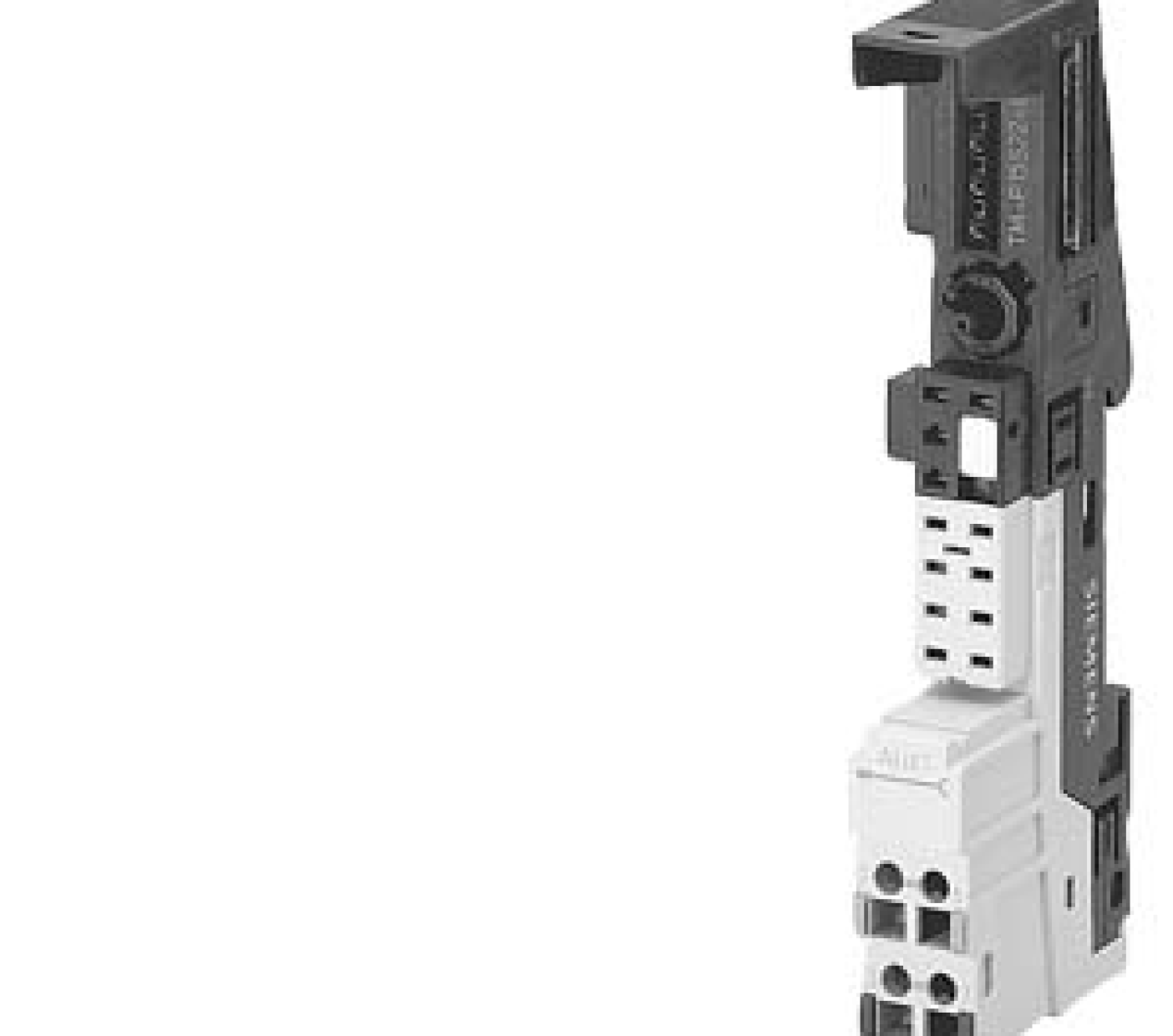 SIMATIC DP, Terminal module TM-P15S22-01 for ET 200S for power modules, 15 mm width, Screw terminals 2x2 terminal connections without terminal access to AUX1, AUX1 continuous