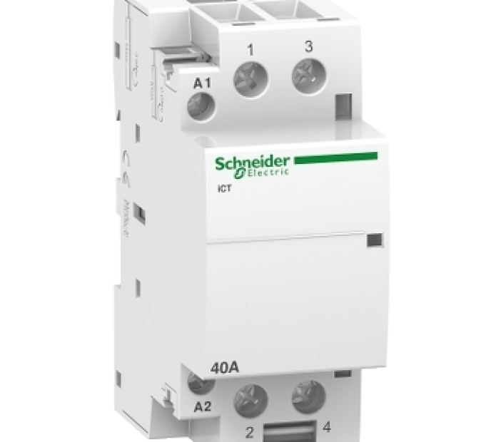 Contactor Chiếu Sáng Schneider A9C20842 40A 2NO 230VAC