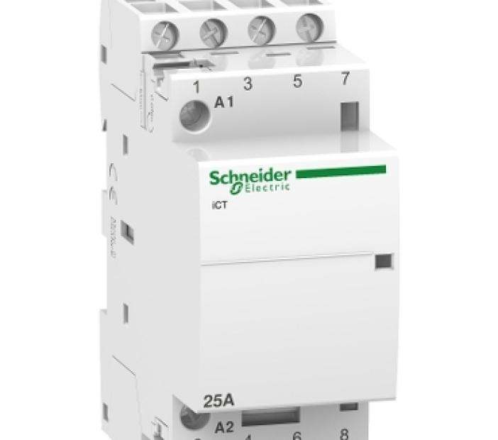 Contactor Chiếu Sáng Schneider A9C20134 25A 4NO 24VAC