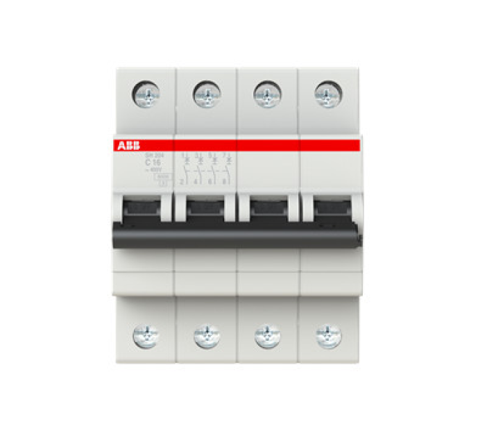 Cầu Dao Tự Động 4P 20A 6kA (SH204-C20)