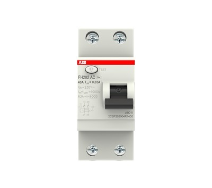 CB chống giật ABB FH202 AC-40/0.03 2P 40A 30mA