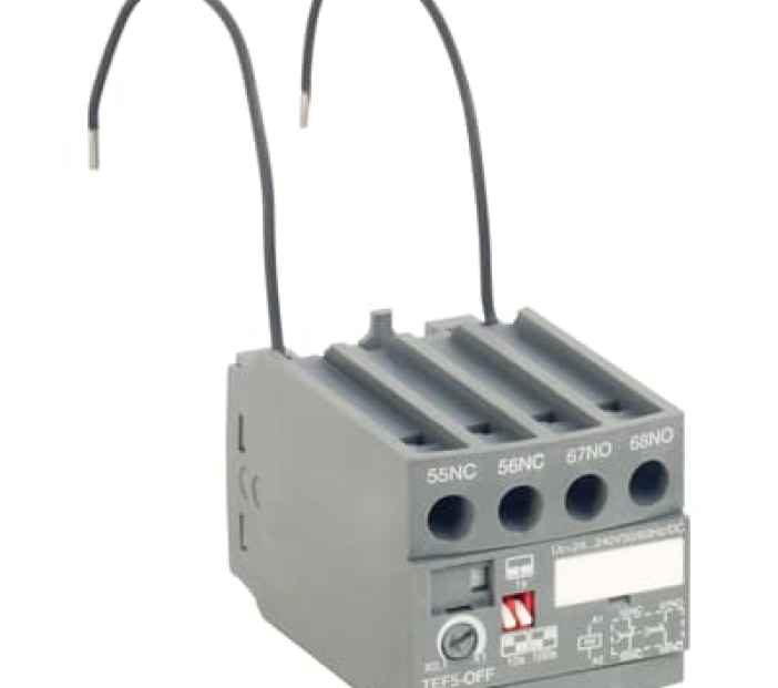 1SBN020314R1000 - Bộ Hẹn Giờ OFF-Delay 1-10s 1NO+1NC Cho AX09-AX80 (TEF5-OFF)
