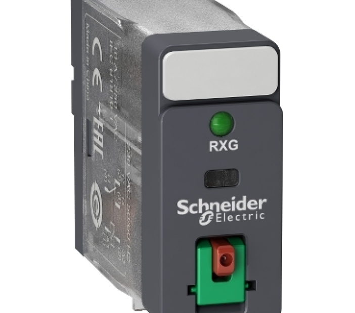 RXG12B7 - Rờ Le Trung Gian Có Đèn 1CO 10A 24VAC, Nhấn Test