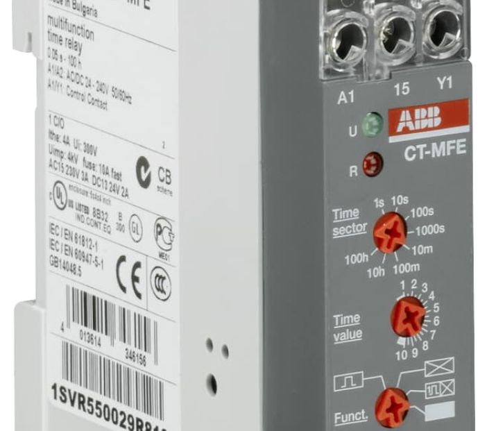  Timer On-Delay 0.3-30S 24VAC/DC, 220-240VAC (CT-ERE)