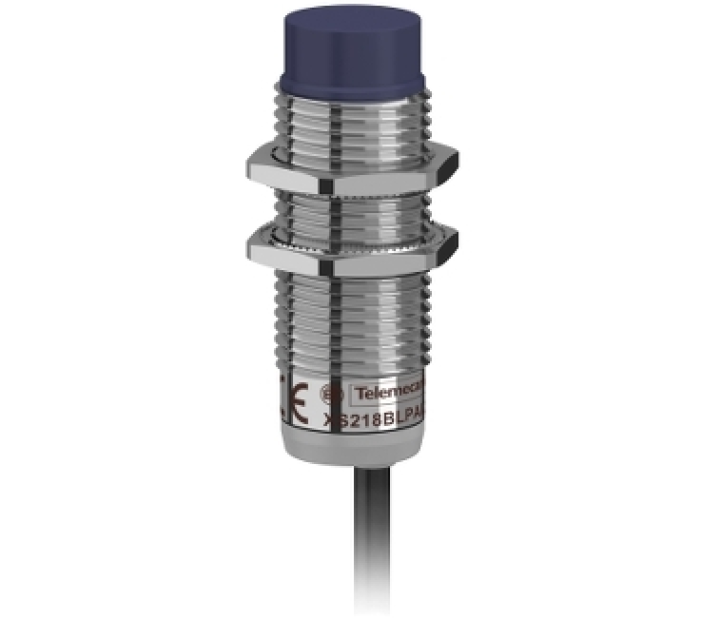 Cảm Biến Từ XS2 dạng M18 L53mm, Sn8mm 12-24VDC cáp 2m