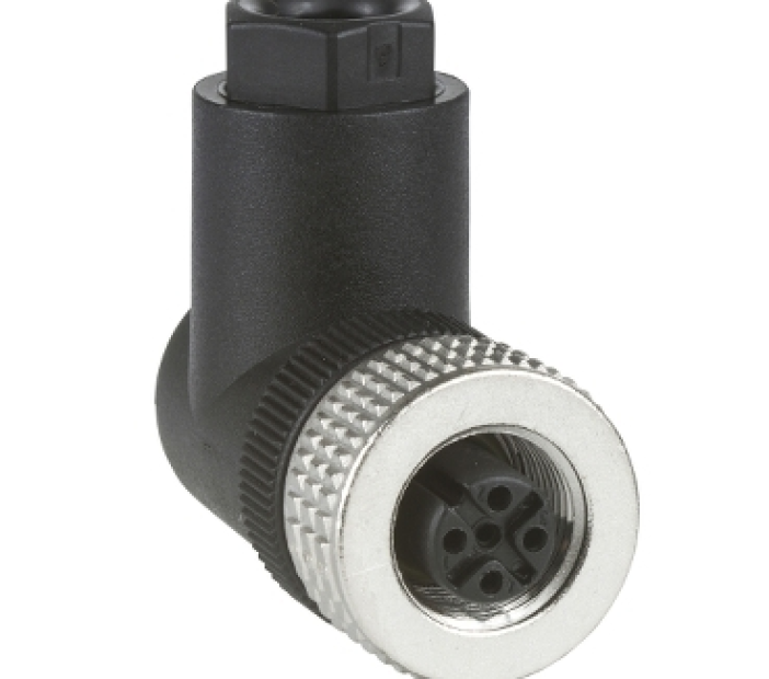  Female, Jack Kết Nối Vuông Kim loại 4 pin M12 Pg7