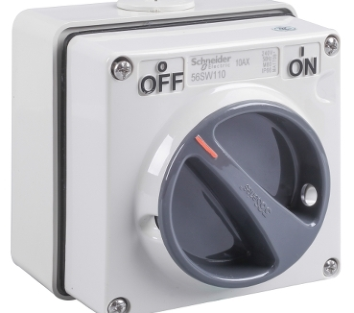S56SW110GY - Công Tắc Phòng Thấm Nước 1P 10A 250V IP66