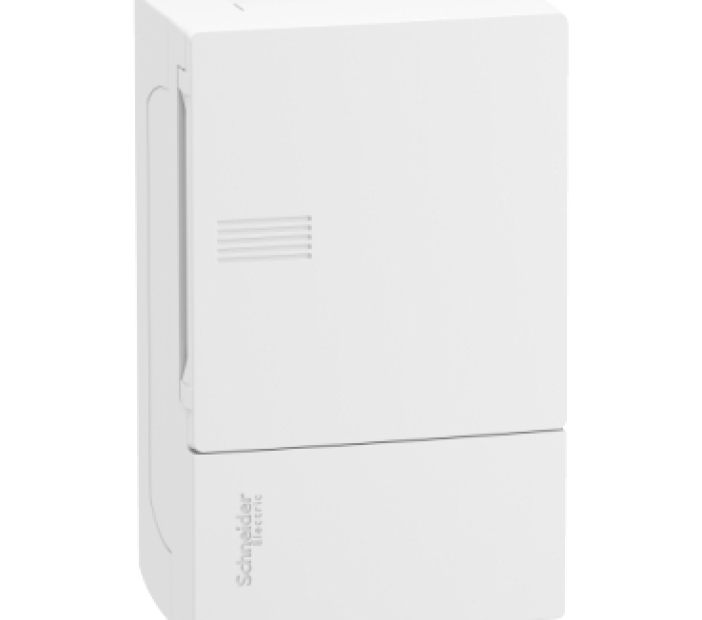 MIP12104 - Tủ Điện Nhựa Nổi Resi9 MP 4 Modul IP40 Cửa Trắng