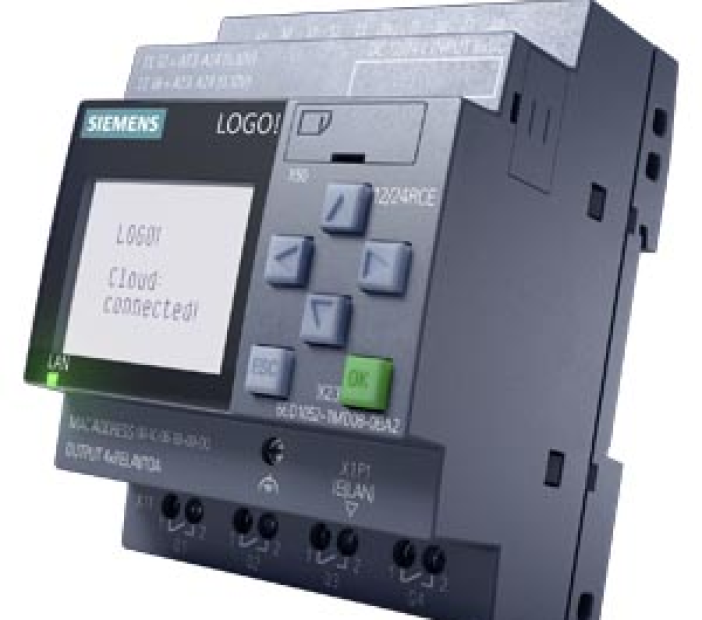 Bộ Điều Khiển Lập Trình LOGO! 12/24RCE 12/ 24VDC/relay 8DI (4AI)/4DO, Màn hình