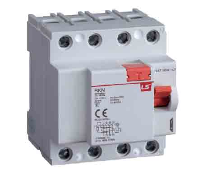 Cầu Dao Bảo Vệ Dòng Rò 3P+N 25A 30mA 6kA