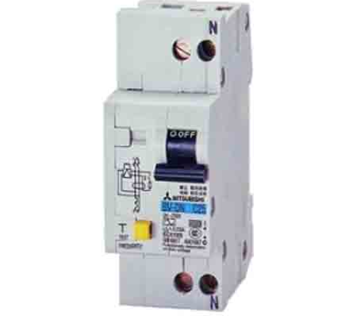 Cầu Dao Chống Giật Và Bảo Vệ Quá Tải 1P+N 10A 100mA 4.5kA