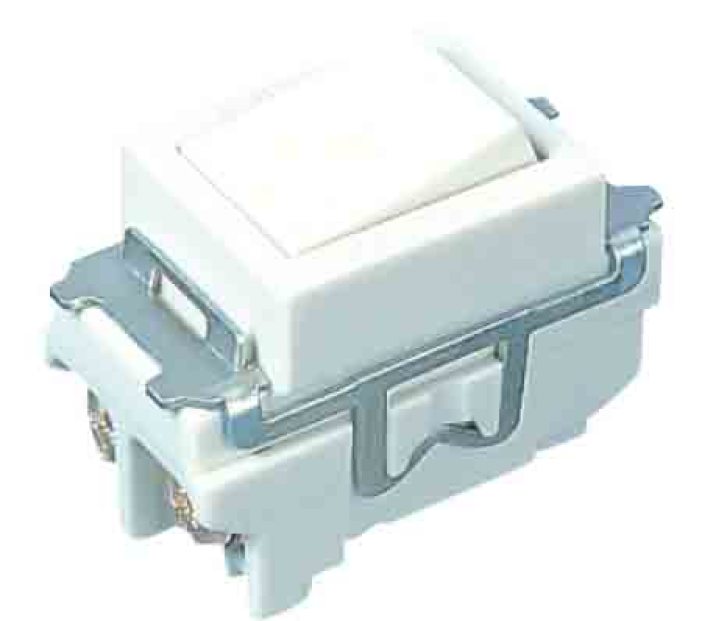 Hạt Công Tắc Đảo Chiều 4 way 10A 250VAC Màu Trắng Halumie