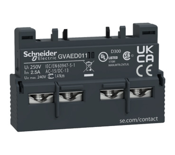 Tiếp Điểm Báo Lỗi Schneider GVAED011 1NC+1NO(fault)