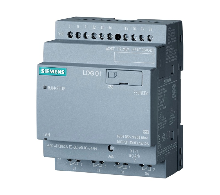 Bộ Điều Khiển Lập Trình  LOGO! 230RCO, logic module, PS/I/O: 230 V/230 V/relay, 8 DI/4 DO