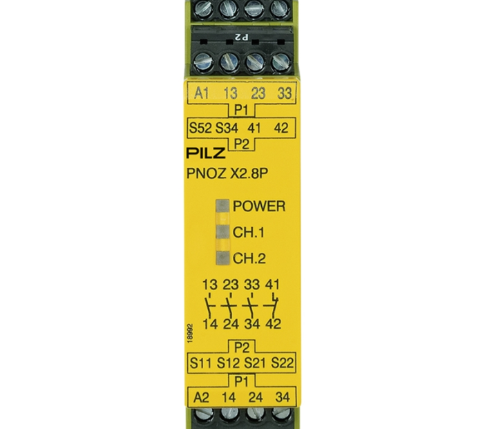 PNOZ X2.8P 24-240VAC/DC 3N/O 1N/C