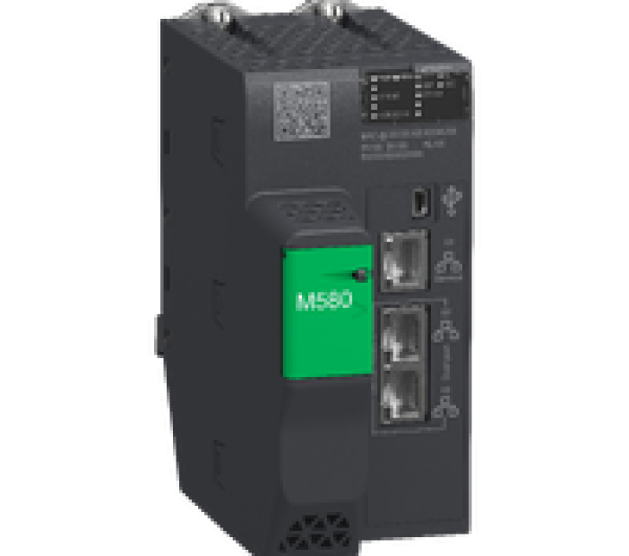 Standalone processor, Modicon M580, 8MB, 61 Ethernet devices, 8 remote IO racks of X80