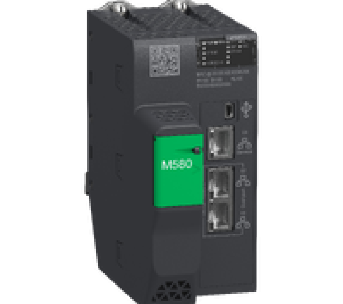 Standalone processor, Modicon M580, 16MB, 125 Ethernet devices, 8 local IO racks of 4096 digital, 1024 analog