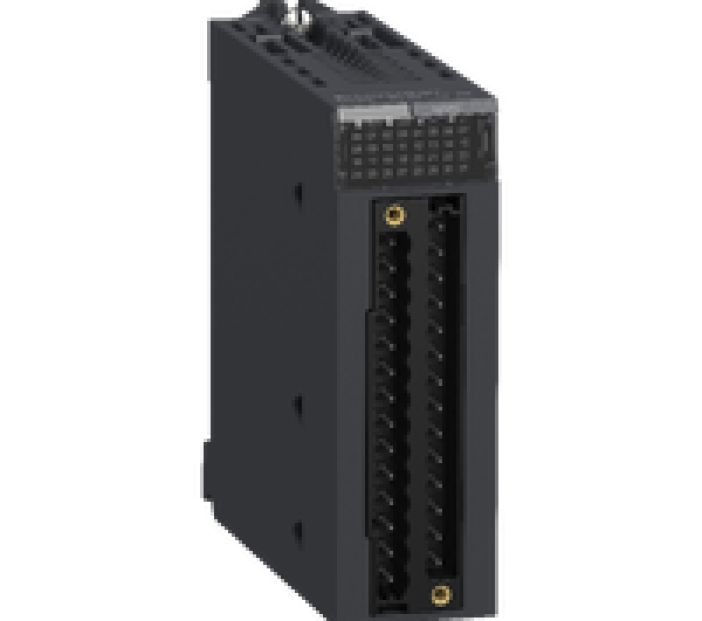 Analog non isolated high level input module, Modicon X80, 8 inputs, 0 to 20mA, 4 to 20mA, 10V positive or negative
