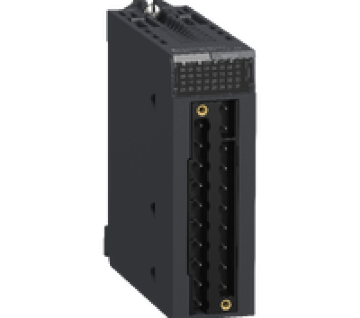 Analog isolated low level input module, Modicon X80, 8 inputs, 40mV positive or negative