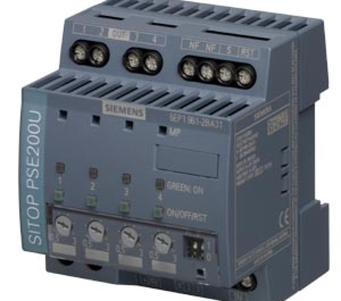 Bộ Nguồn SITOP PSE200U 3 A selectivity module 4-channel input: 24 V DC/12 A output: 24 V DC/4x 3 A