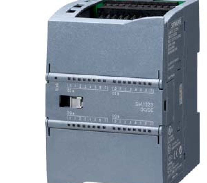 SIMATIC S7-1200, Digital I/O SM 1223, 16 DI/16 DO, 16 DI 24 V DC, Sink/Source, 16 DO, transistor 0.5 A