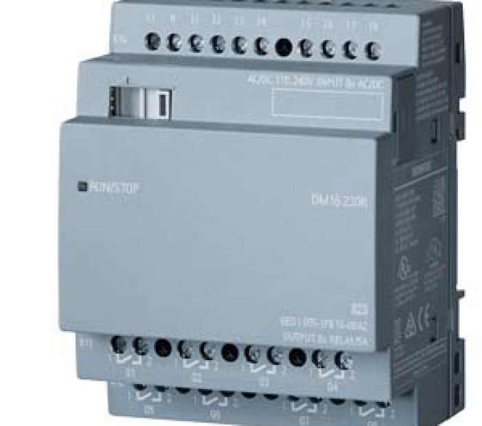 Mô đun LOGO! DM16 230R expansion module, PS/I/O: 230V/230V/relay, 4 MW, 8 DI/8 DO for LOGO! 8