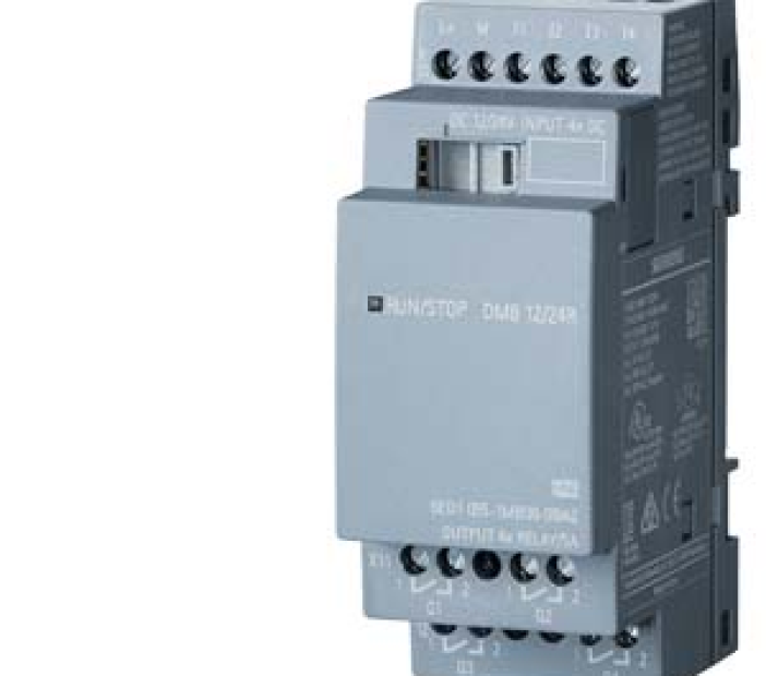 Mô đun LOGO! DM8 12/24R expansion module, PS/I/O: 12, 24V/12V/24V/relay, 2 MW, 4 DI/4 DO for LOGO! 8
