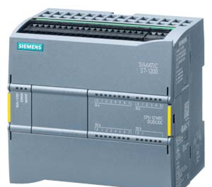 SIMATIC S7-1200F, CPU 1214 FC, compact CPU, DC/DC/DC, onboard I/O: 14 DI 24 V DC; 10 DO 24 V DC; 2 AI 0-10 V DC, power supply: DC 20.4-28.8 V DC, program/data memory 200 KB