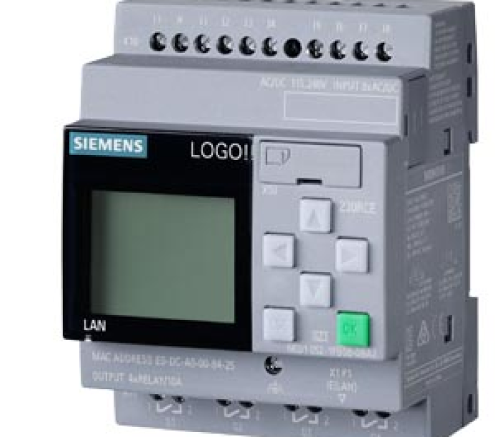 Bộ Điều Khiển Lập Trình LOGO! 230RCE,logic module, display power supply / I/O: 115 V/230 V/relay, 8 DI/4 DO